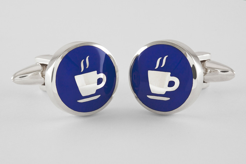 Espresso Manschettenknopf
