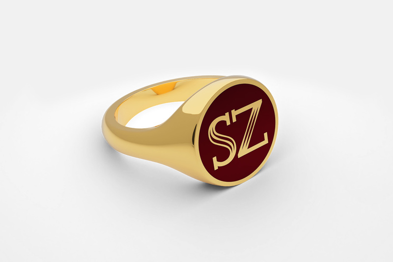 Monogramme Bague