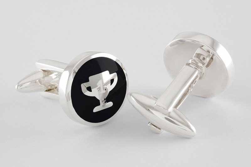 Symbole trophee Boutons de manchette