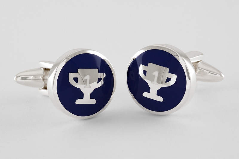 Symbole trophee Boutons de manchette