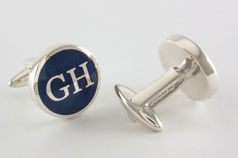 Monogramm Manschettenknöpfe