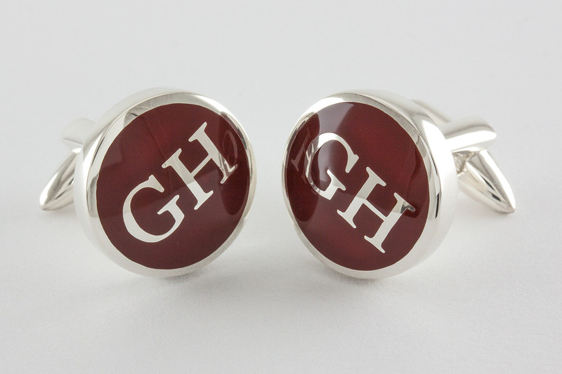 Monogramm Manschettenknopf